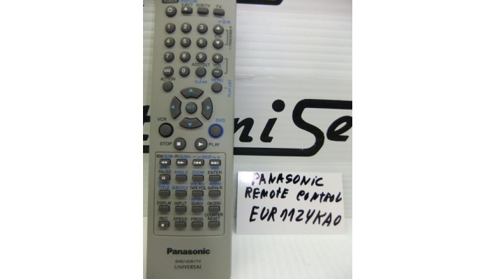 Panasonic EUR7724KA0 universal remote control .